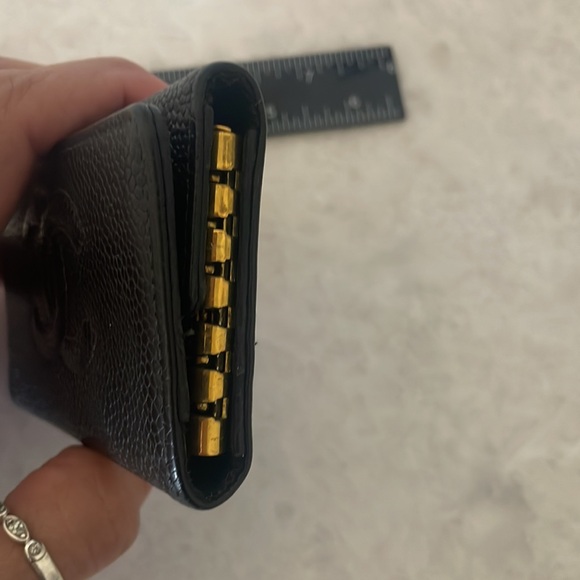 Key Wallet Caviar Black Gold hardware - Picture 10 of 10